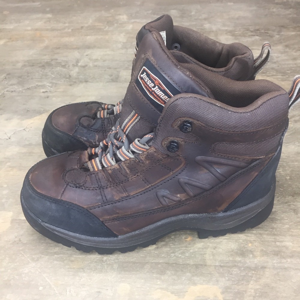 Jesse James Size 8.5 Brown Work Boots
